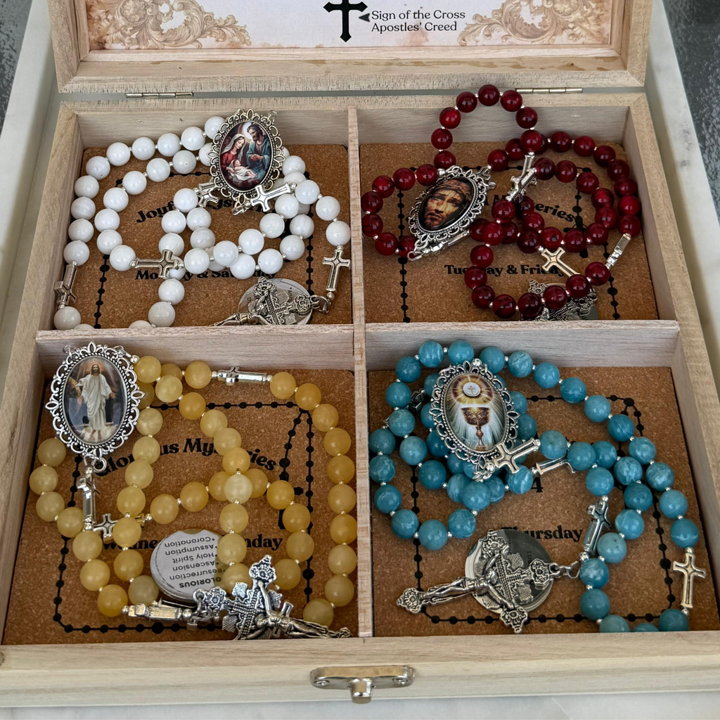 Mysteries Rosary Box