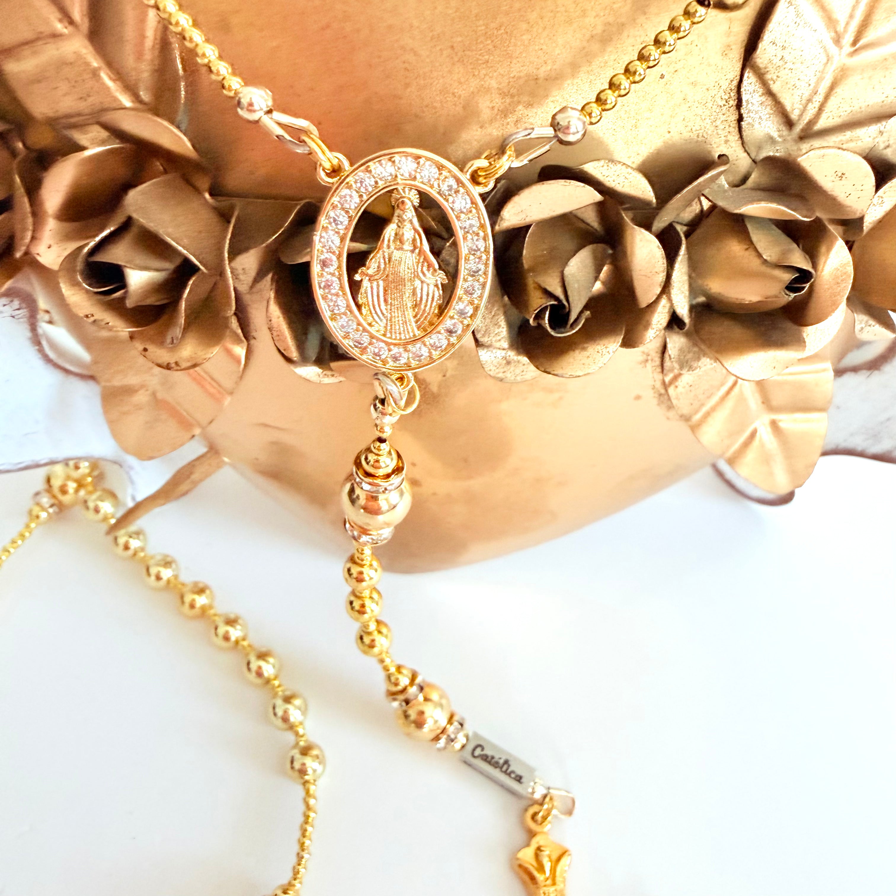 Golden Queen Rosary